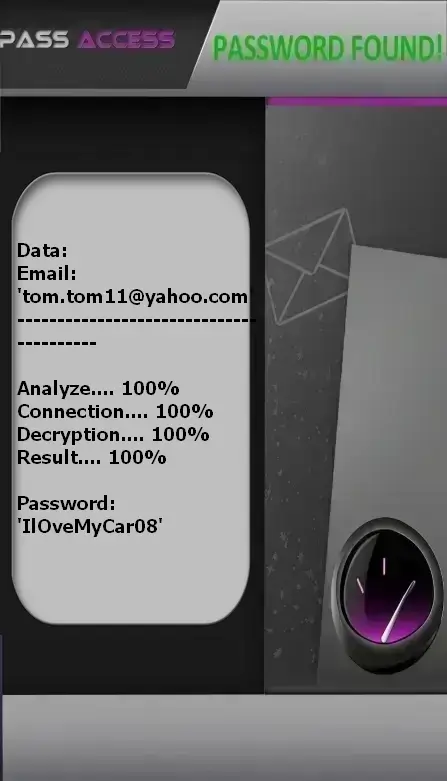 Décrypter les mots de passe Yahoo